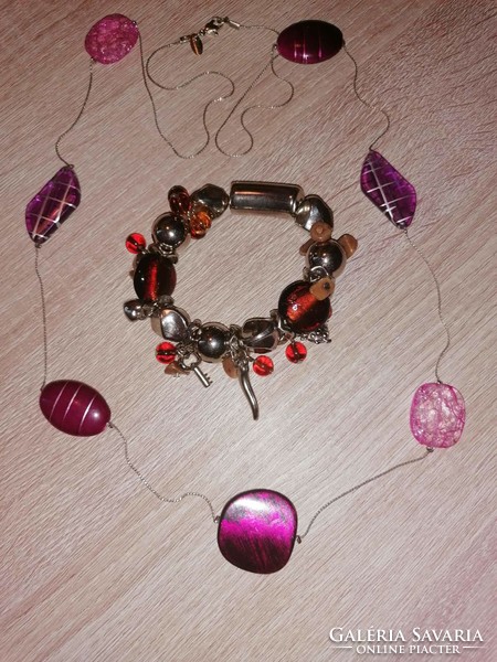 New! Lbvyr necklace + gift bracelet