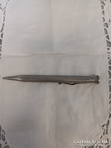 Old beautiful handcrafted silver pencil for sale!