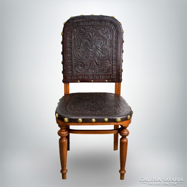 Antique printed thonet chair 