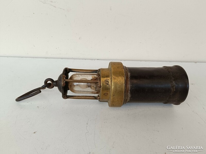 Antique mining tool hollow carbide lamp 553 8568