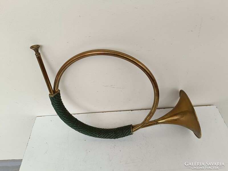 Antique brass trumpet horn wind instrument 621 8575