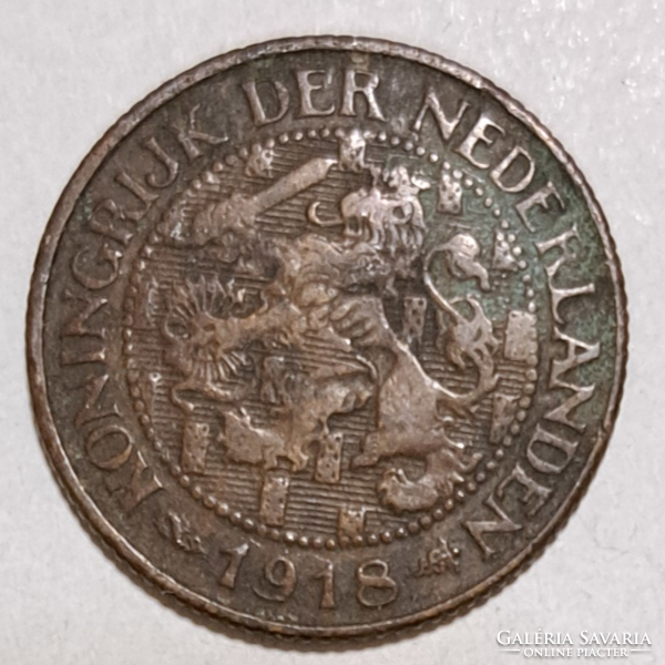 1918. Hollandia  1 Cent  (53)