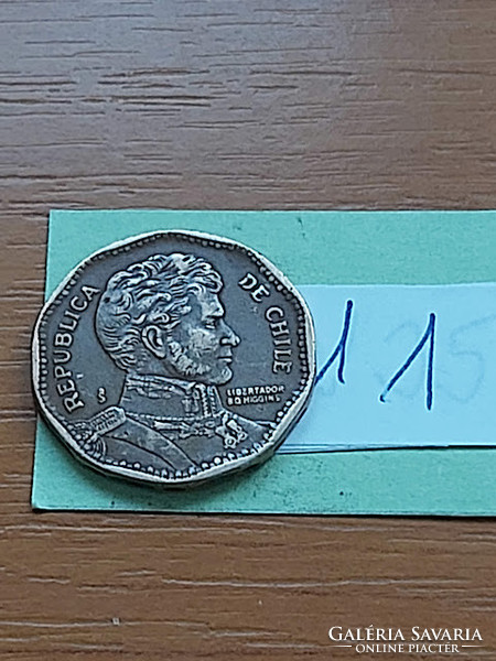Chile 50 pesos 1989 aluminum bronze, Bernardo O'Higgins, 11