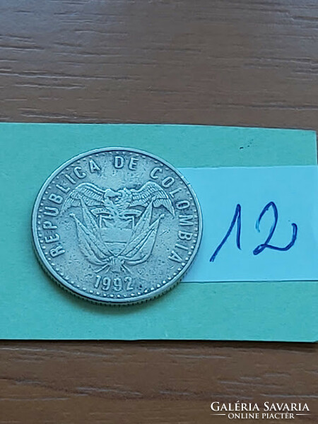 Colombia Colombia 50 pesos 1992 copper-zinc-nickel 12