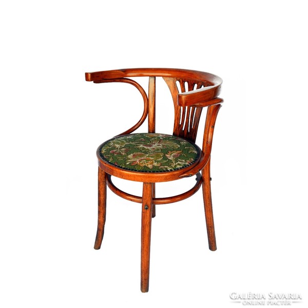 Upholstered thonet-style chair