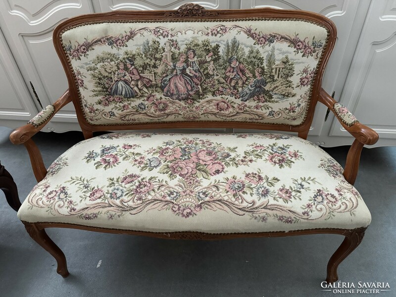 Tapestry small sofa