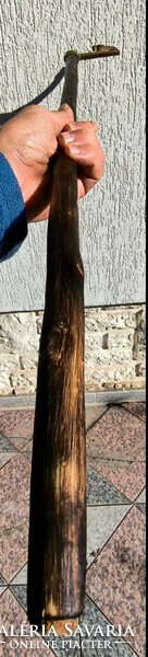 Hiking stick, hiking stick with a decorative copper head, walking stick