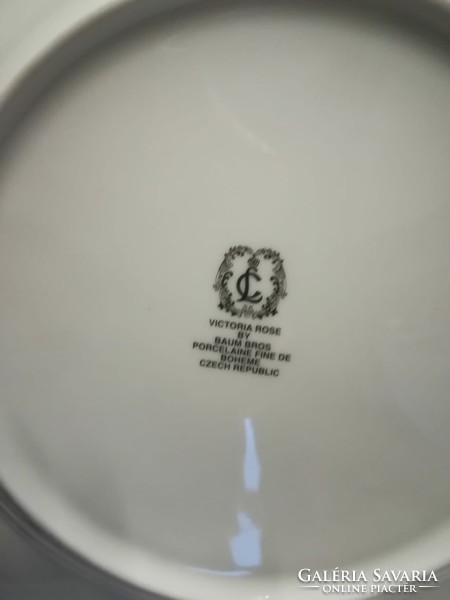 Cseh porcelán tányér