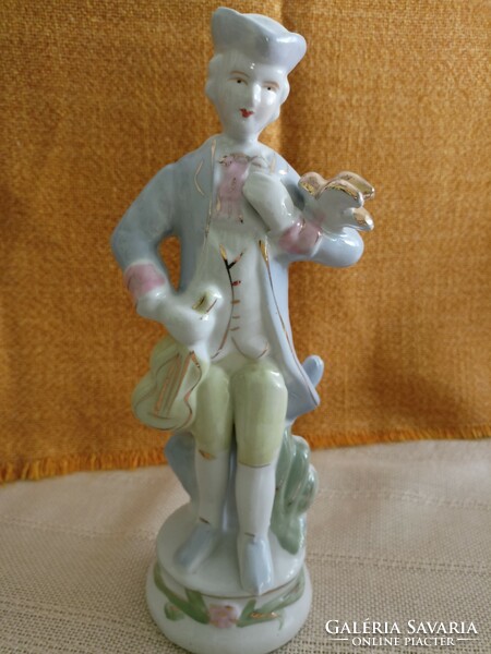 Painted porcelain statue, unmarked 4000 ft