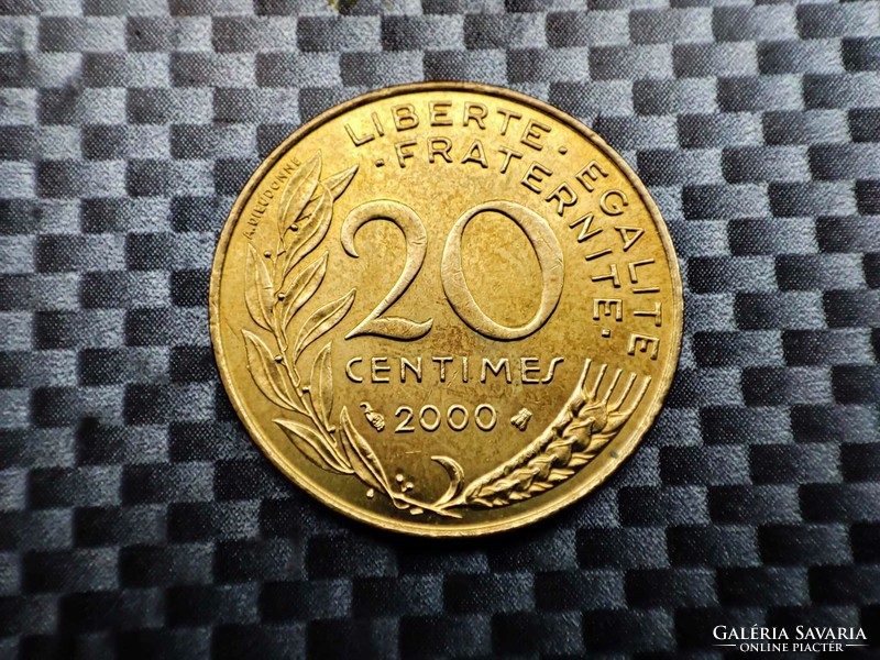 Franciaország 20 centime, 2000