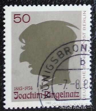 BB701p / Németország - Berlin 1983  Joachim Ringelnatz bélyeg pecsételt
