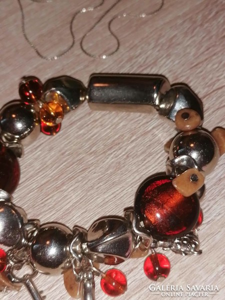 New! Lbvyr necklace + gift bracelet