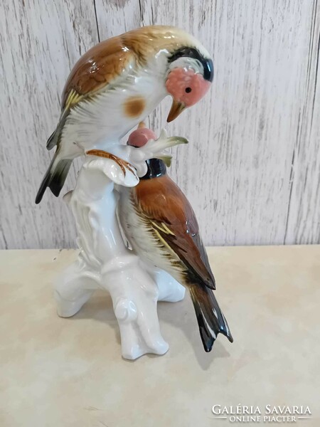 Carl ens German porcelain extremely rare bird couple figure