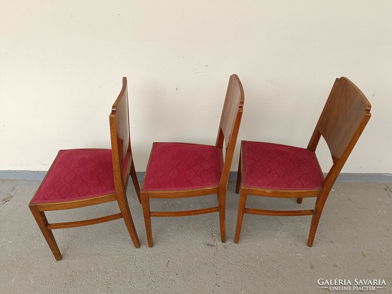 Antique retro art deco furniture chair 3 pieces to be renovated 628 8605