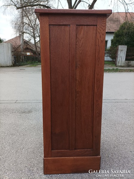 Original antique, old, Károly Lingel shuttered furniture, storage cabinet with many drawers