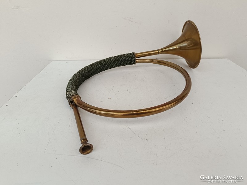 Antique brass trumpet horn wind instrument 621 8575