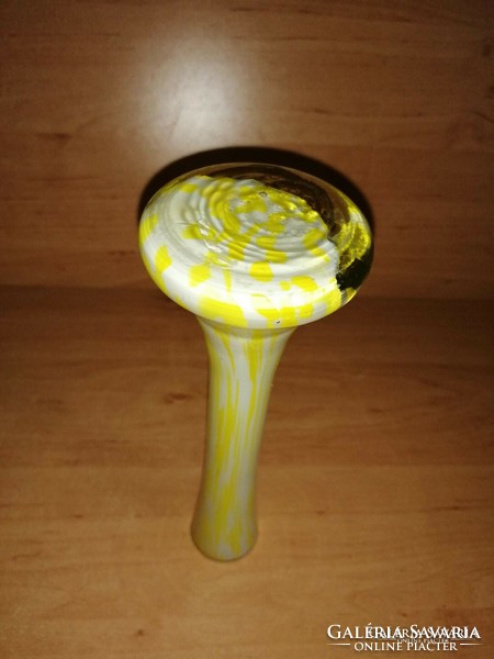 Egyszálas üveg váza 20,5 cm (18/d)