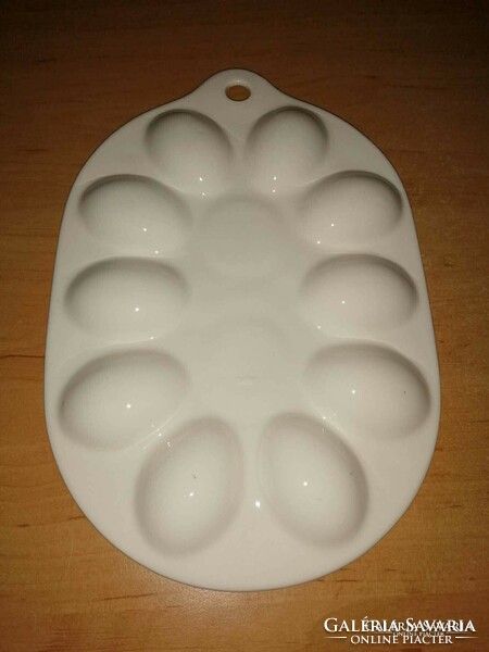 Egg offering glazed ceramic bowl centerpiece (z)