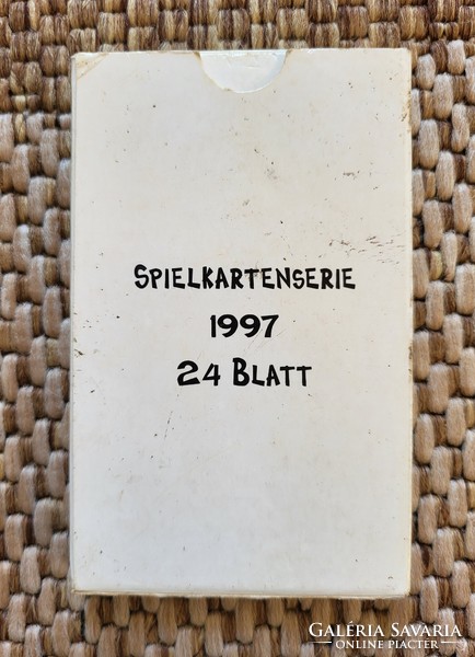 Zwettler PIATNIK Wien Ferd.Piatnik & Söhne franciakártya kártyapakli kártya dobozában