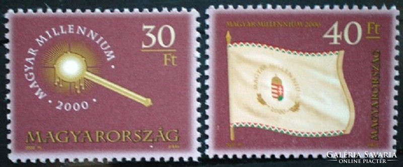 S4523-4 /  2000  Magyar Millennium I. bélyegsor postatiszta