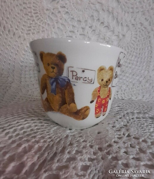 Teddy bear mug with plate