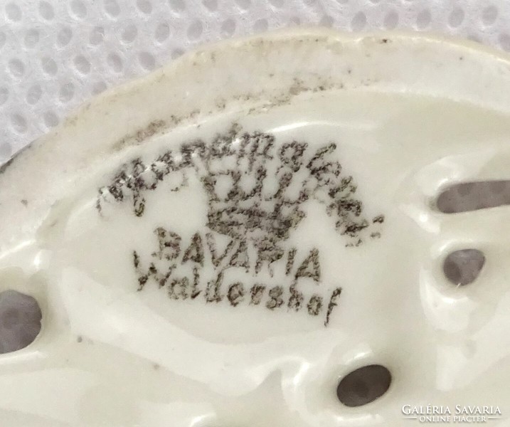 1Q790 old Waldershof Bavarian porcelain pendant