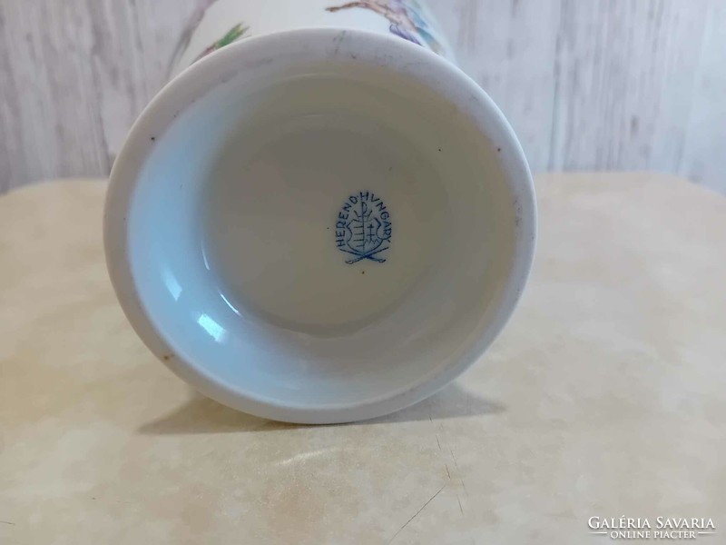 Herend porcelain vase with Victoria pattern