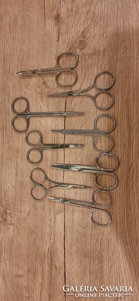 8 stainless steel manicure scissors for sale.