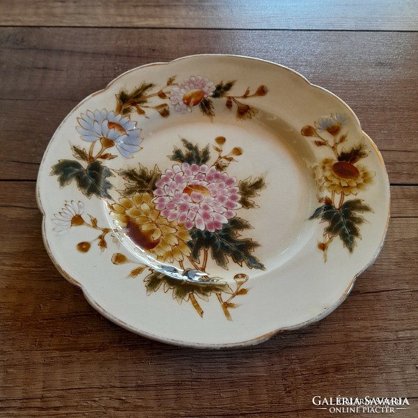 Antique Zsolnay floral decorative plate