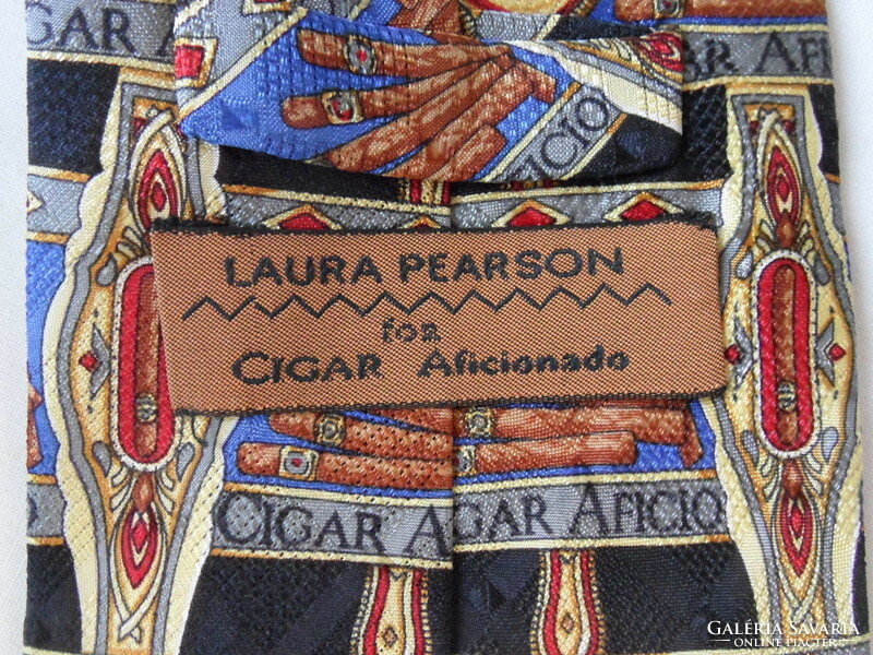 Cigar aficionado cigar silk tie