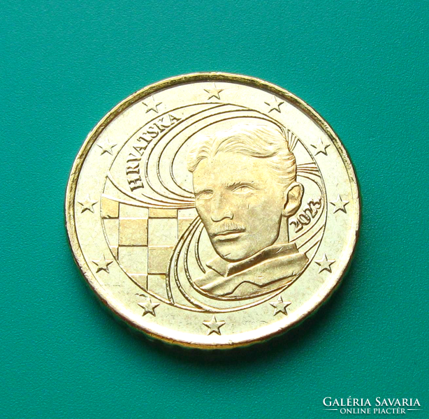 Croatia - 50 euro cent - 2023 - Nikola Tesla