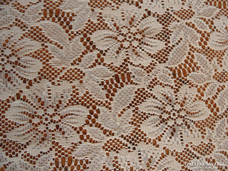 Machine lace translucent curtain (270 x 145 cm)