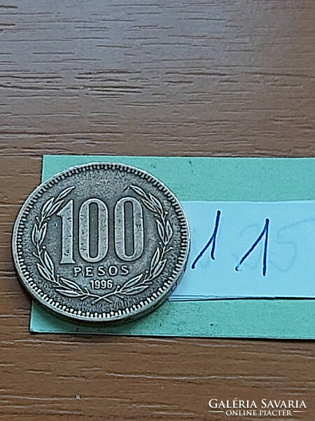 Chile 100 pesos 1996 aluminum bronze, 11