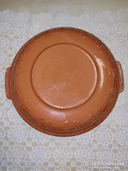 Sárospataki duck, chicken baking dish, earthenware pot, old