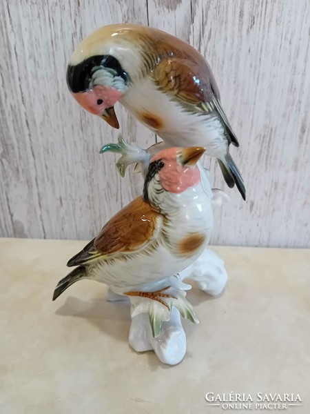 Carl ens German porcelain extremely rare bird couple figure