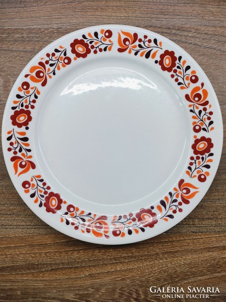 Alföldi red Hungarian soup cup and plate