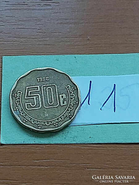 Mexico mexico 50 centavos 1996 aluminum bronze 11