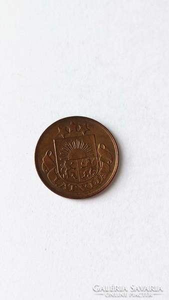Latvia 2 centimes 1922, nice condition!