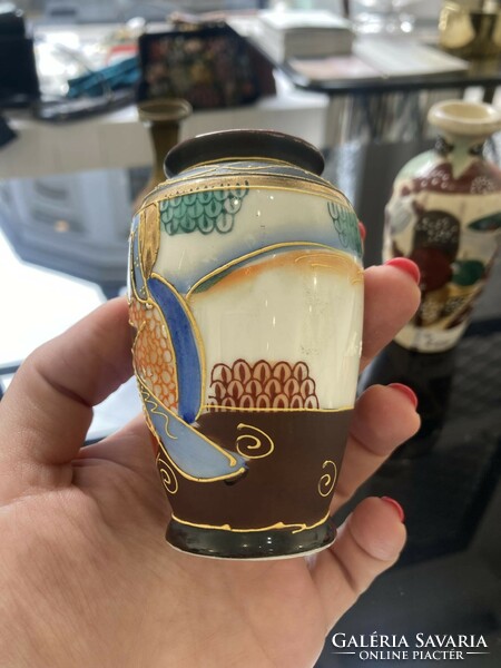 Japanese satsuma vase, porcelain