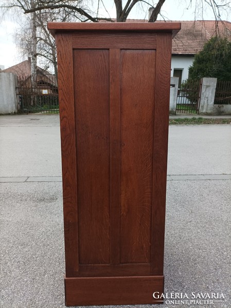 Original antique, old, Károly Lingel shuttered furniture, storage cabinet with many drawers