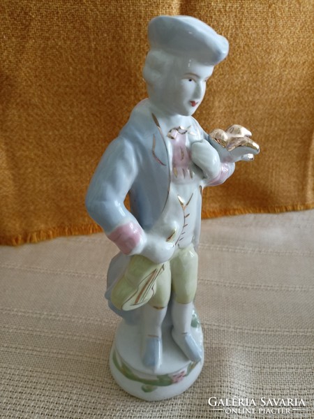 Painted porcelain statue, unmarked 4000 ft