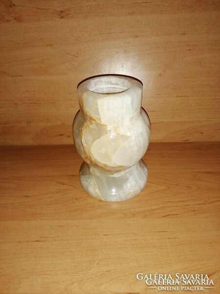 Marble vase 14 cm 1.58 kg