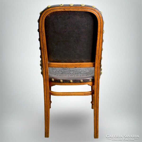 Antique printed thonet chair 