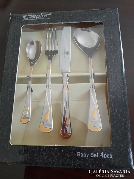 Cutlery set, children's, zepter, in original box