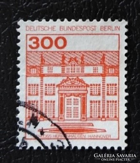 BB677p / Németország - Berlin 1982 Várak és kastélyok bélyegsor 300 Pf záróértéke pecsételt