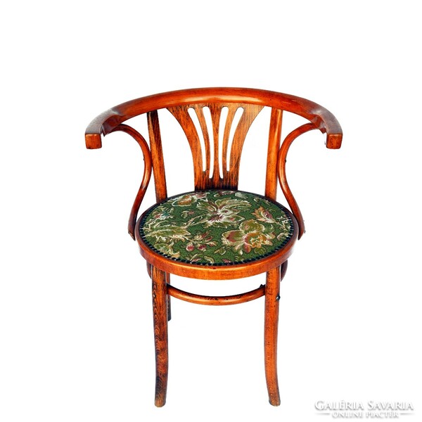 Upholstered thonet-style chair