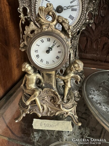 Copper Angel Clock Spanish