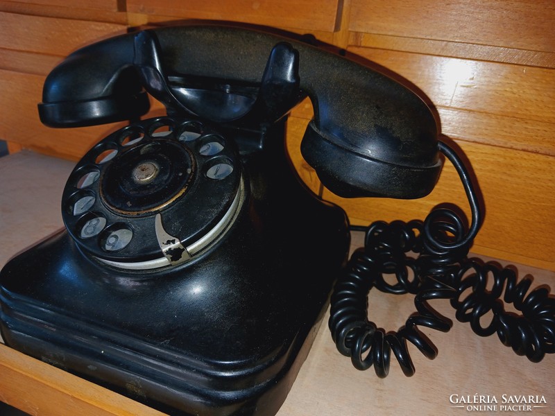 Old dial vinyl phone