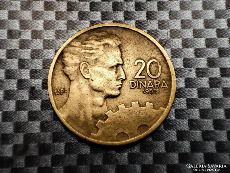 Jugoszlávia 20 Dinár, 1955