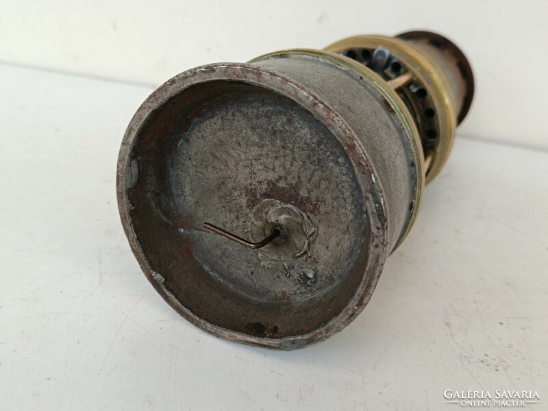 Antique miner's tool hollow carbide lamp 554 8569